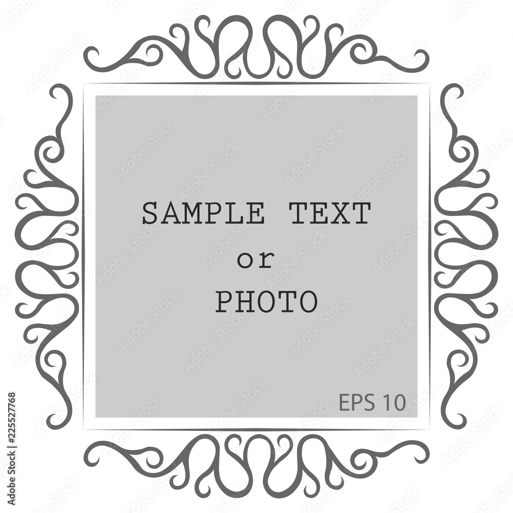 Frame with celtic motives. Vector illustration isolated on white background. Frame with celtic motives. Vector illustration isolated on white background.