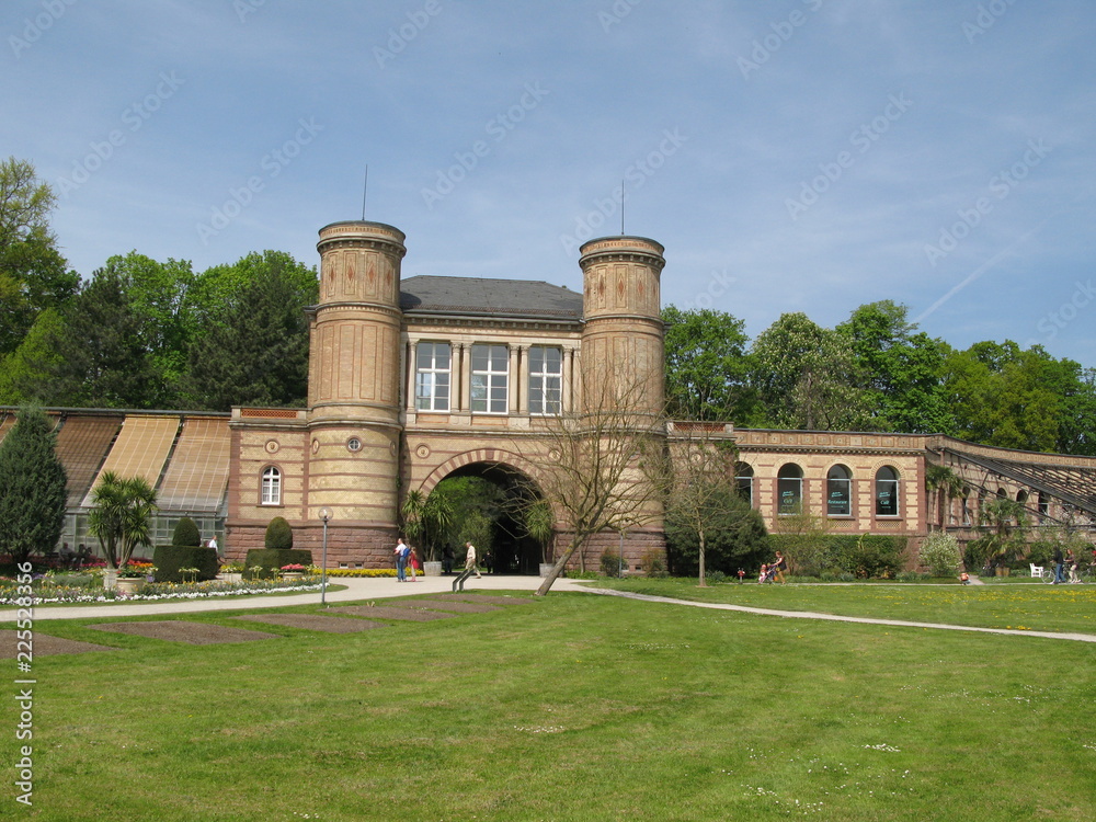 Haupteingang Burgtor Botanischer Garten Karlsruhe Stock Photo Adobe Stock