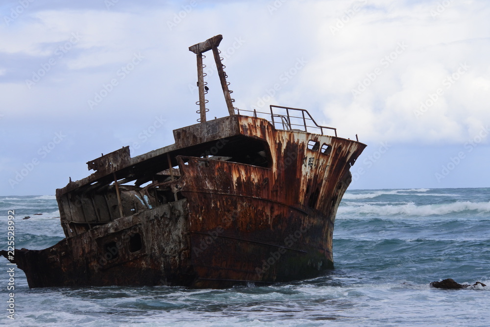 Das Wrack der Meishu Maru am Kap Agulhas