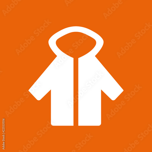 Jacke Piktogramm - Orange