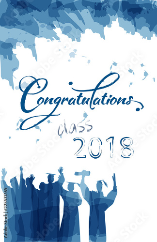 Graduation in watercolors