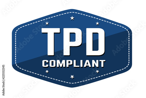 TDP (Tobacco Products Directive) compliant label or sticker photo