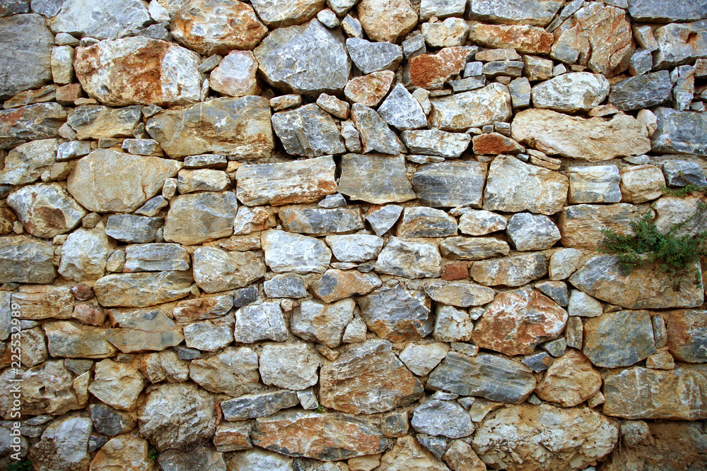 Old castle wall. The image is seamlessly tileable.