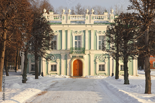 The Italian house in Kuskovo homestead, Russia, winter photo