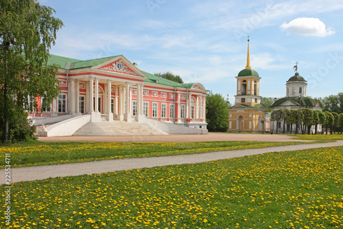 Canvastavla Palace of earl Sheremetjev in Kuskovo homestead, Russia, summer