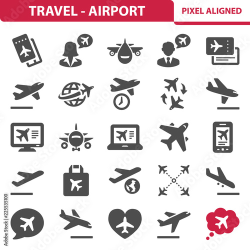 Travel - Airport Icons