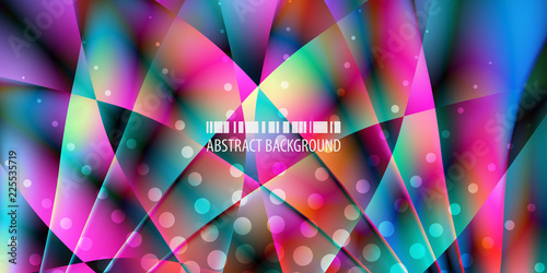 Geometric colorful abstract background