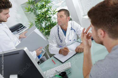 doctor talking to a patient