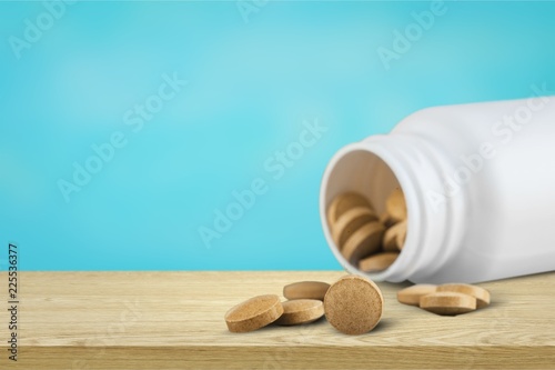 Pill and tube. photo