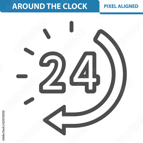 Around The Clock Icon
