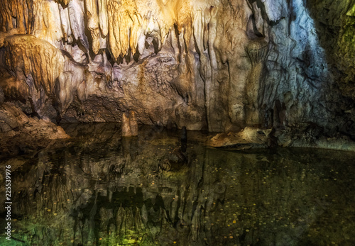 Lake in Belianska cave, Slovakia