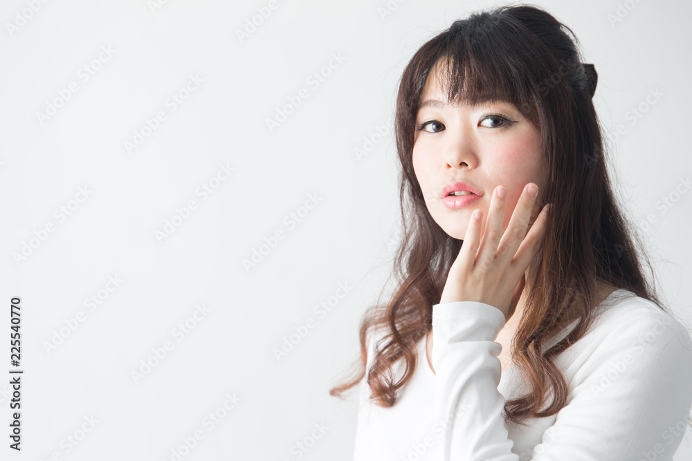 女性・白バック 女性・白バック