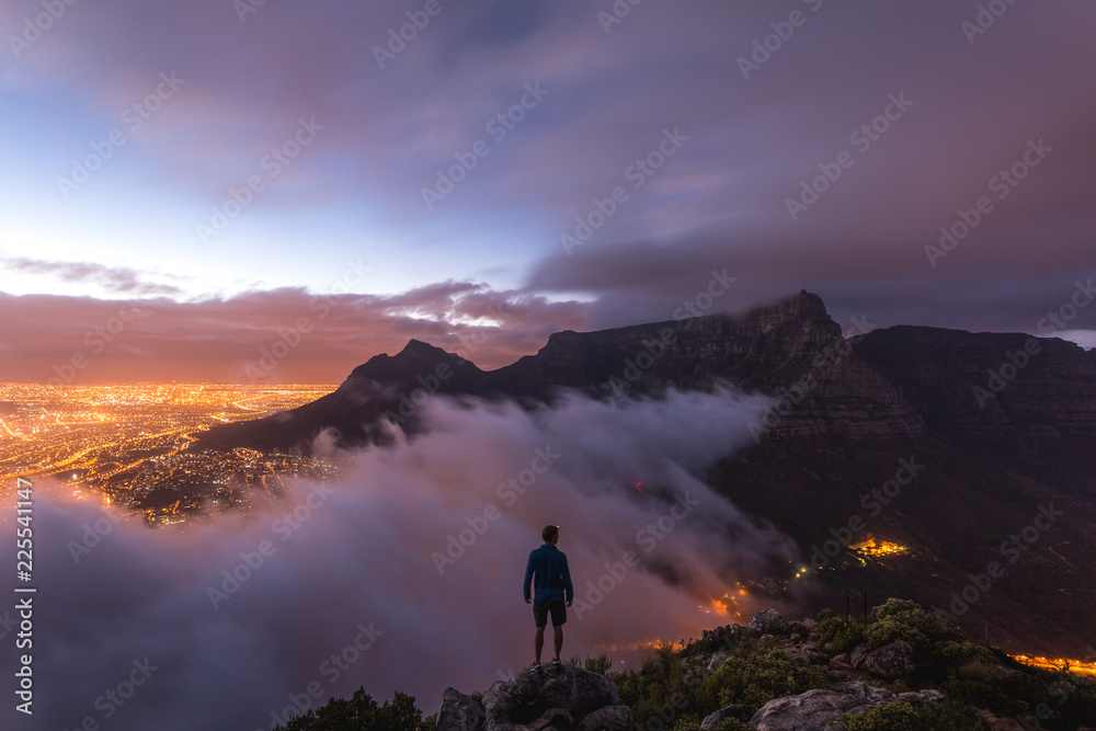 Hiker Table Mountain Cape Town