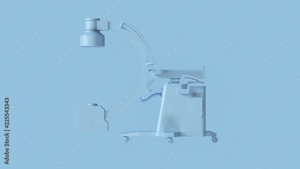 Pale Blue Hospital C Arm X-Ray Scanner 3d illustration 3d rendering Pale Blue Hospital C Arm X-Ray Scanner 3d illustration 3d rendering