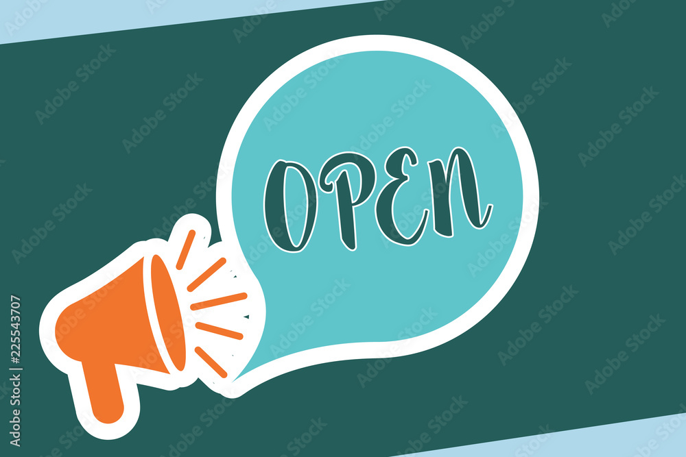 Word writing text Open. Business concept for New Beginning Business venture Passage Allowing Access Available. Word writing text Open. Business concept for New Beginning Business venture Passage Allowing Access Available.