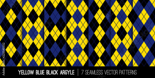 Yellow, Black and Blue Argy...