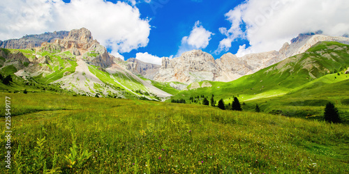 Fuciade valley in the Italian Dolomites photo