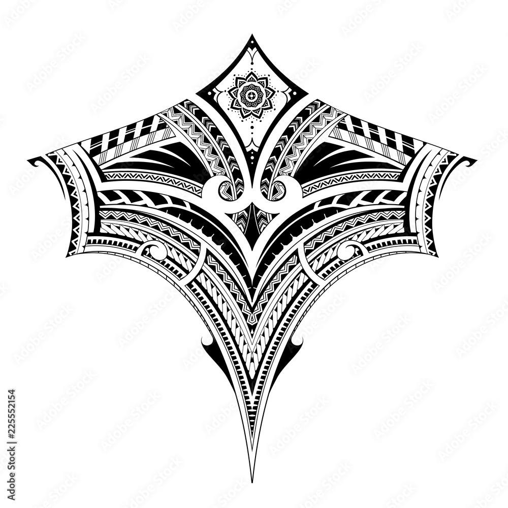 Tribal art tattoo for chest and back area Tribal art tattoo for chest and back area