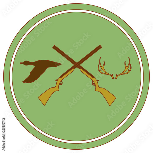 Hunting club logo icon