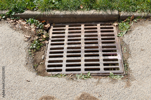 Foto Grille d'évacuation des eaux de pluie