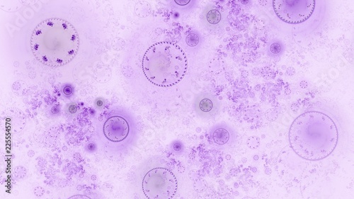Helle farbige Hintergrundgrafik - Ringe und Kreise - Variation - Lavendel/Helles Violett