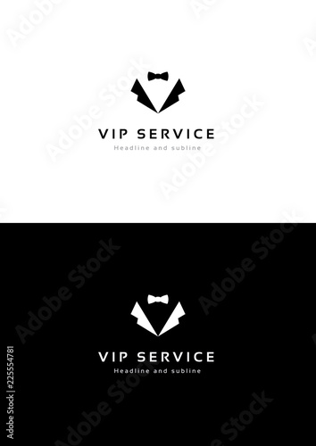 Vip service logo teamplate.