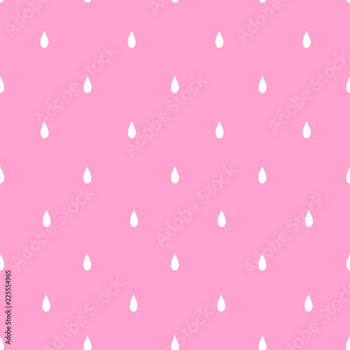 Seamless pattern design with strawberry. Vector fruit background for product design.