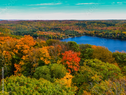 Colors of fall and lakes