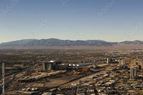Beautiful panoramic view of Las Vegas