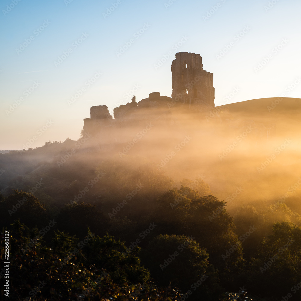 Obraz premium Corfe Castle