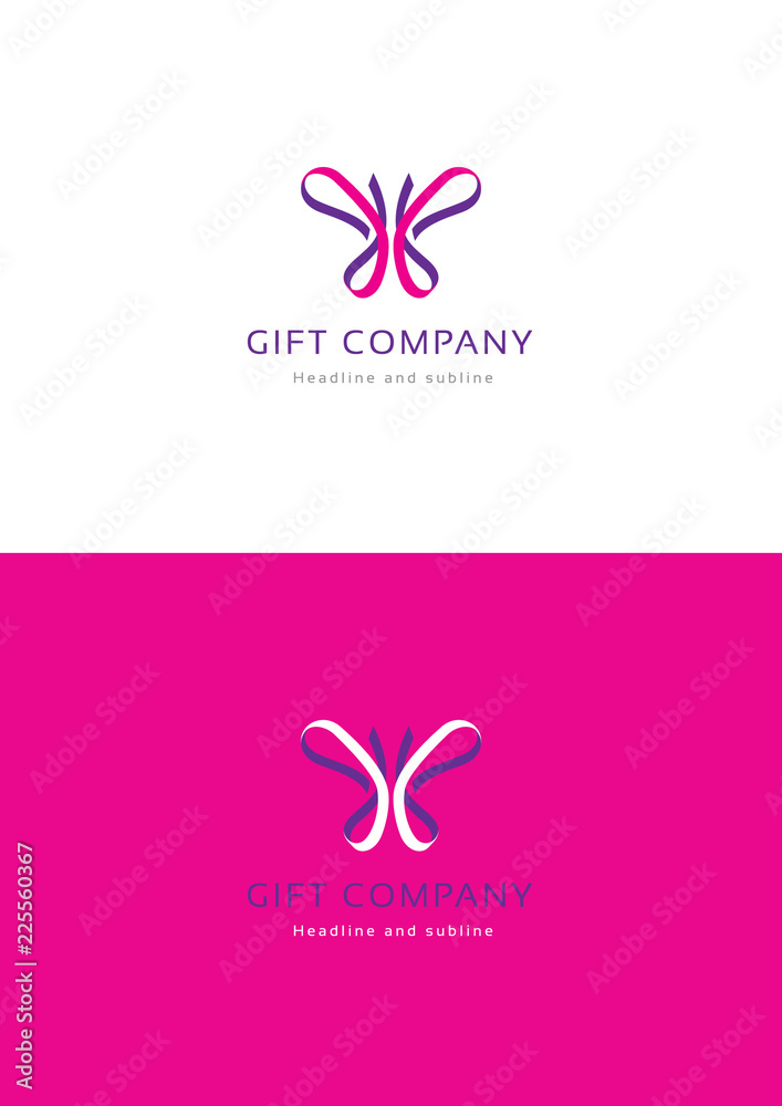 Gift company logo teamplate. Gift company logo teamplate.