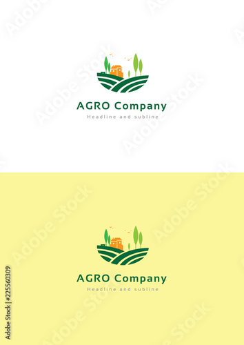 Agro company logo teamplate.