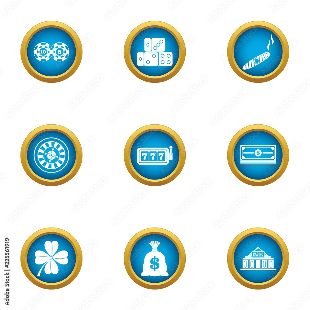 777 icons set. Flat set of 9 777 vector icons for web isolated on white background 777 icons set. Flat set of 9 777 vector icons for web isolated on white background