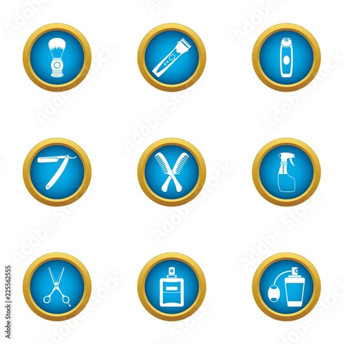 Free Download Clipping icons set. Flat set of 9 clipping vector icons for web isolated on white background - GFXLoad