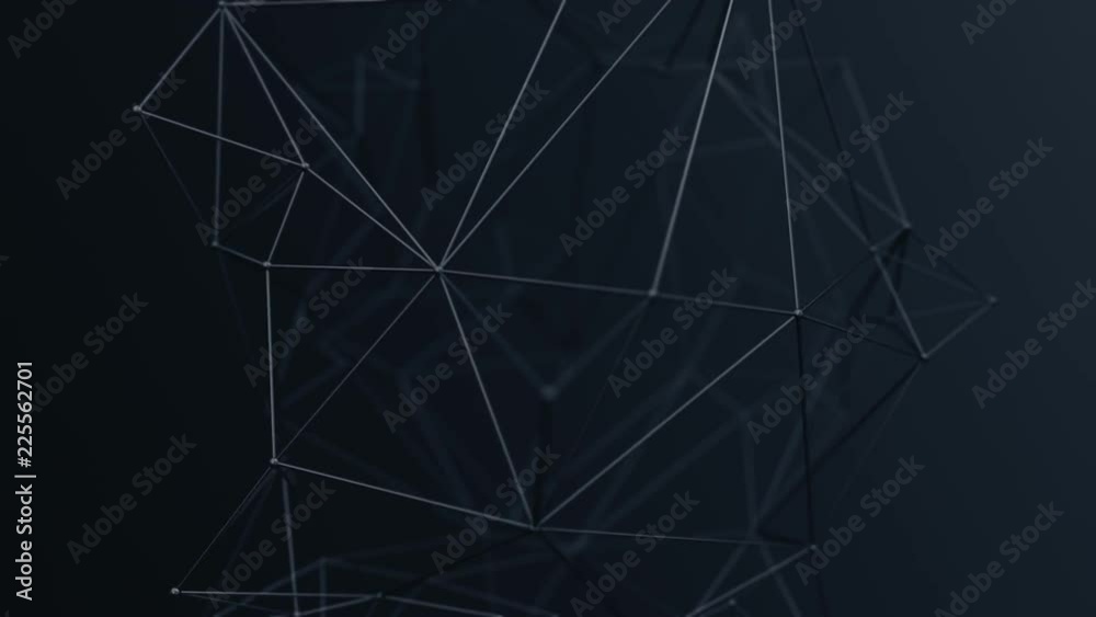 Abstract background with animation of waving and vibrating network surface. Technological movie about data transfer or social communication. Animation of seamless loop. Abstract background with animation of waving and vibrating network surface. Technological movie about data transfer or social communication. Animation of seamless loop.