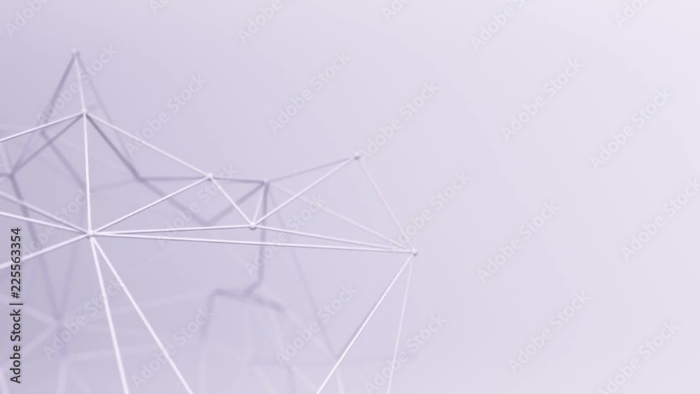 Abstract background with animation of waving and vibrating network surface. Technological movie about data transfer or social communication. Animation of seamless loop. Abstract background with animation of waving and vibrating network surface. Technological movie about data transfer or social communication. Animation of seamless loop.