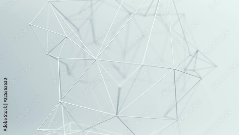 Abstract background with animation of waving and vibrating network surface. Technological movie about data transfer or social communication. Animation of seamless loop. Abstract background with animation of waving and vibrating network surface. Technological movie about data transfer or social communication. Animation of seamless loop.