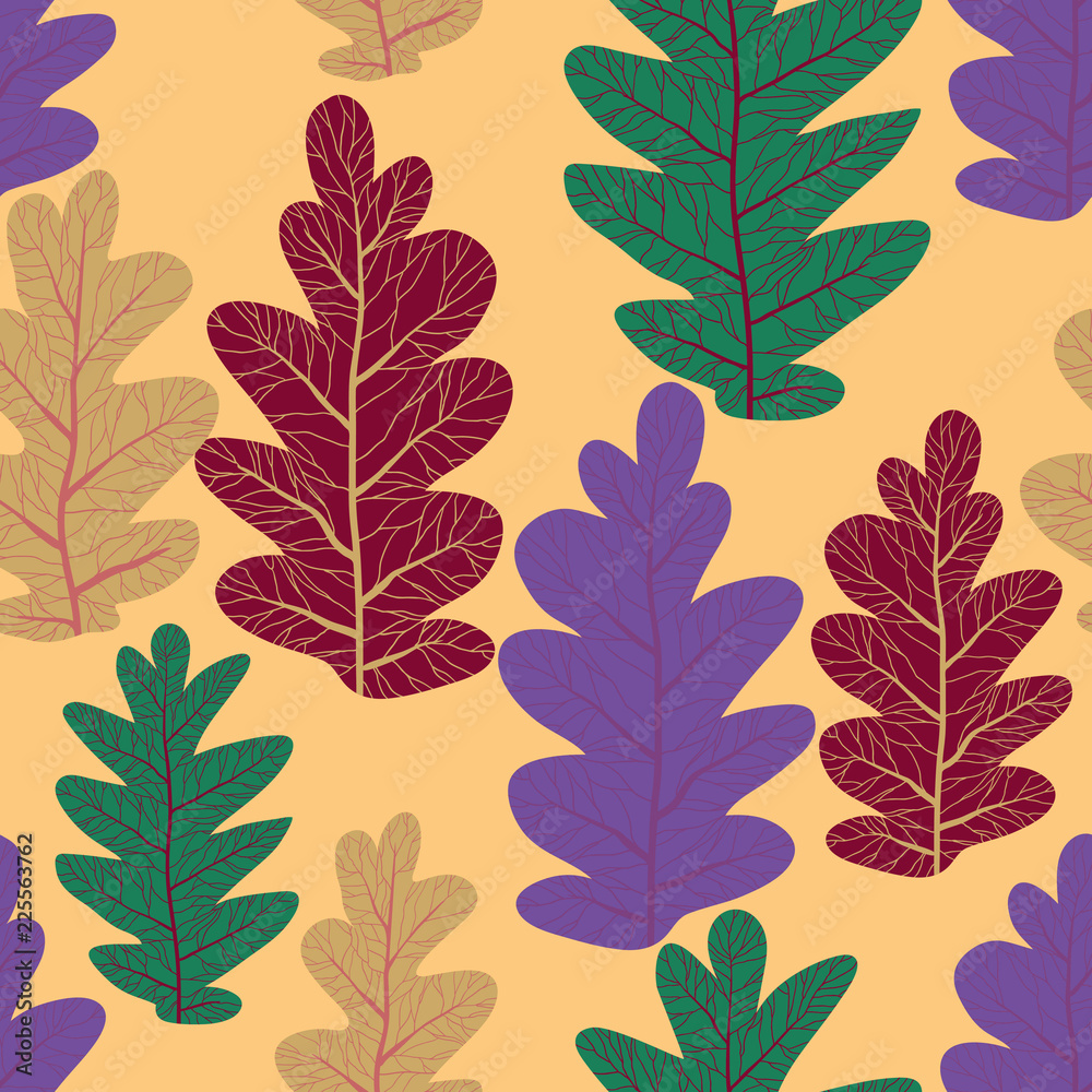 Obraz premium Decor Leaves pattern