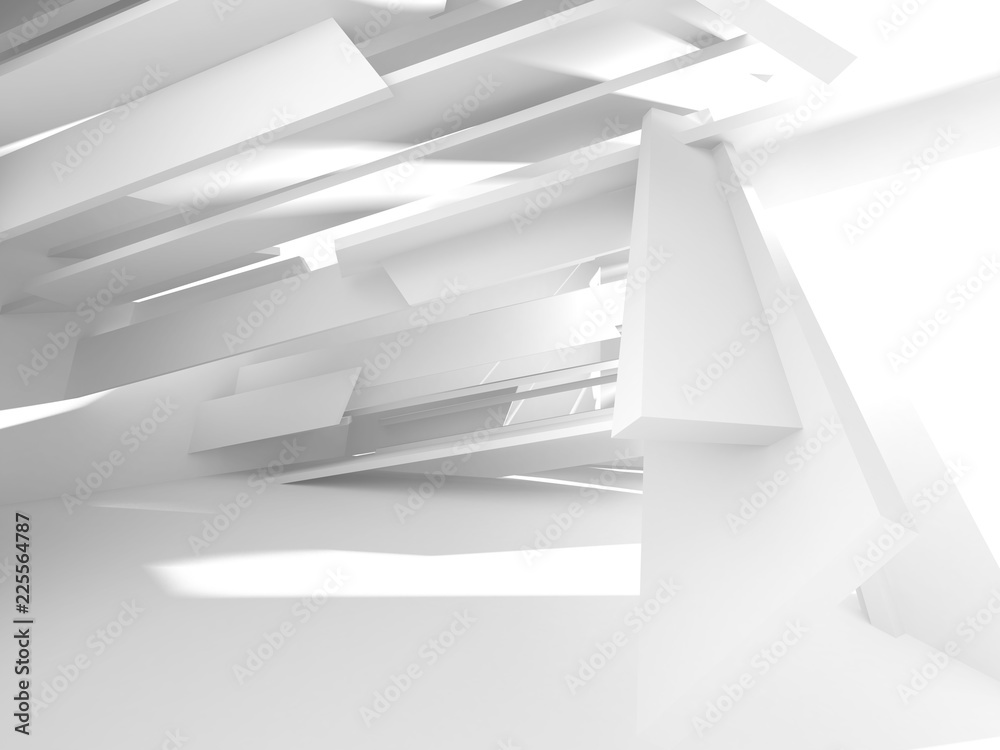Abstract Modern White Architecture Background Abstract Modern White Architecture Background