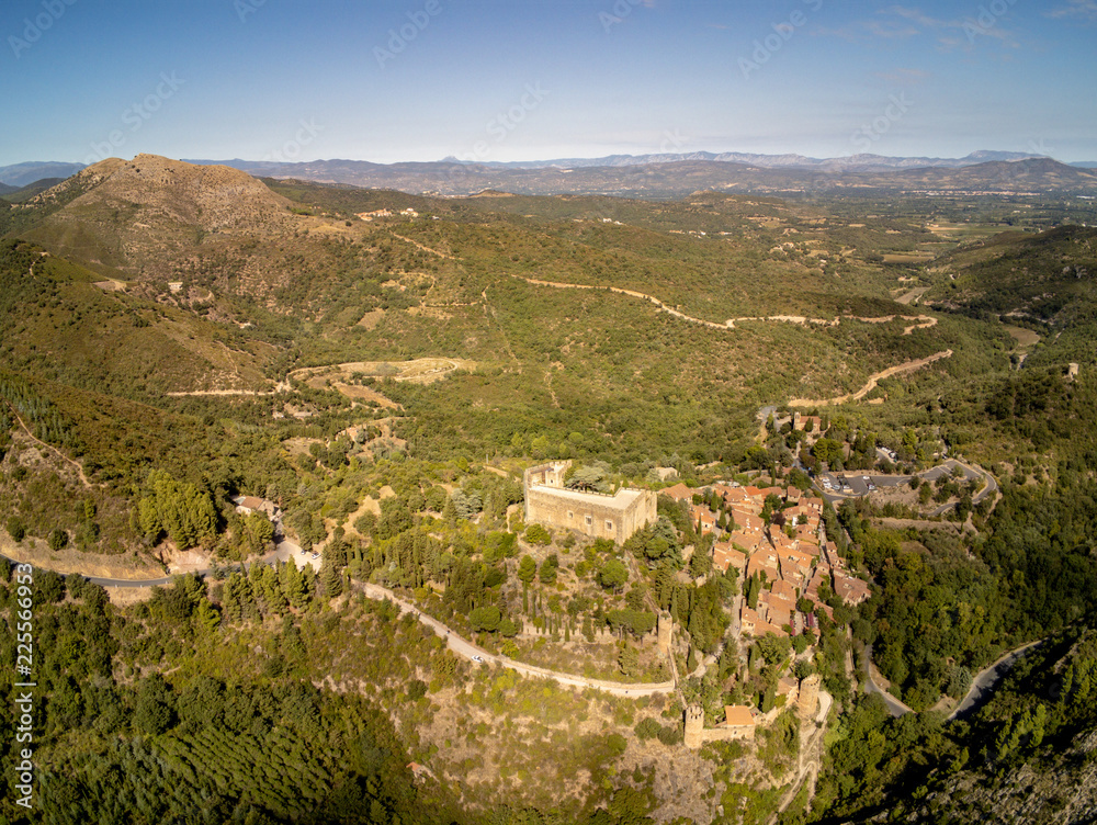 Castelnou, one of the most beautiful village from France