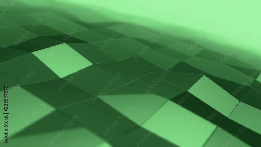 Abstract background with animation of waving smooth polygonal surface from glass, chrome or plastic. Good technological backdrop. Animation of seamless loop. Abstract background with animation of waving smooth polygonal surface from glass, chrome or plastic. Good technological backdrop. Animation of seamless loop.