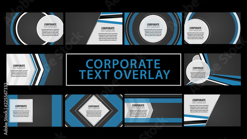 Corporate Text Overlays