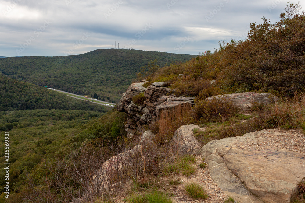 West-facing view from Moosic Mountain West-facing view from Moosic Mountain