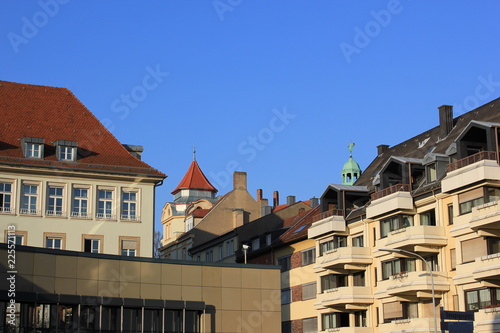 Cityscapes Details Bamberg / Germany architecture is characterized by a great deal of regional diversity, due to the centuries-long division of German territory into principalities and kingdoms