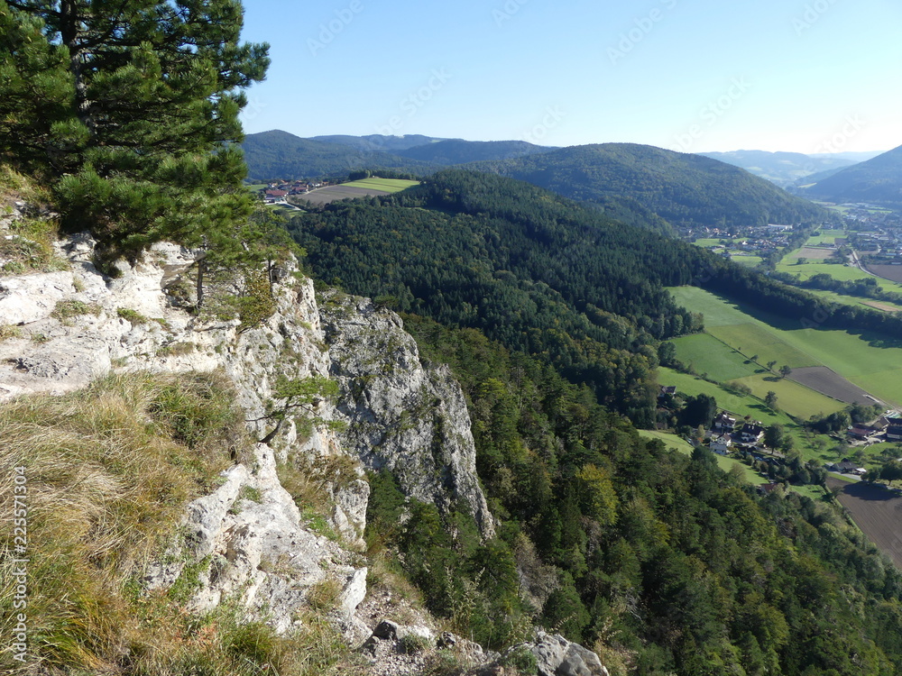 niederösterreichische Berglandschaft 