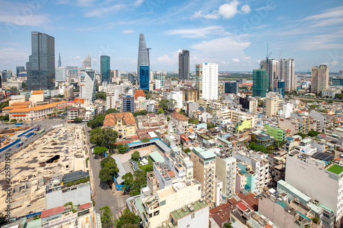 Aerial view over Ho Chi Minh City © FiledIMAGE