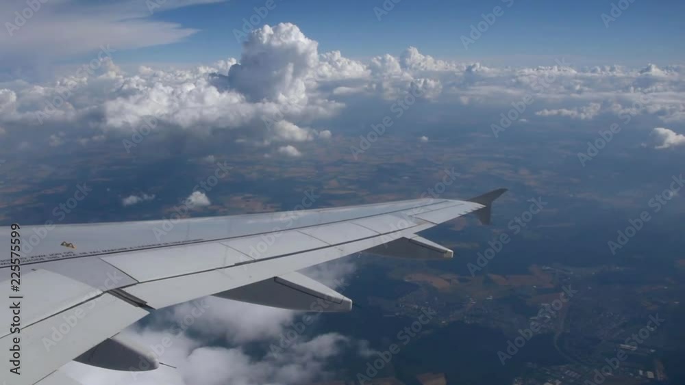 Airliner flying above the clouds Airliner flying above the clouds