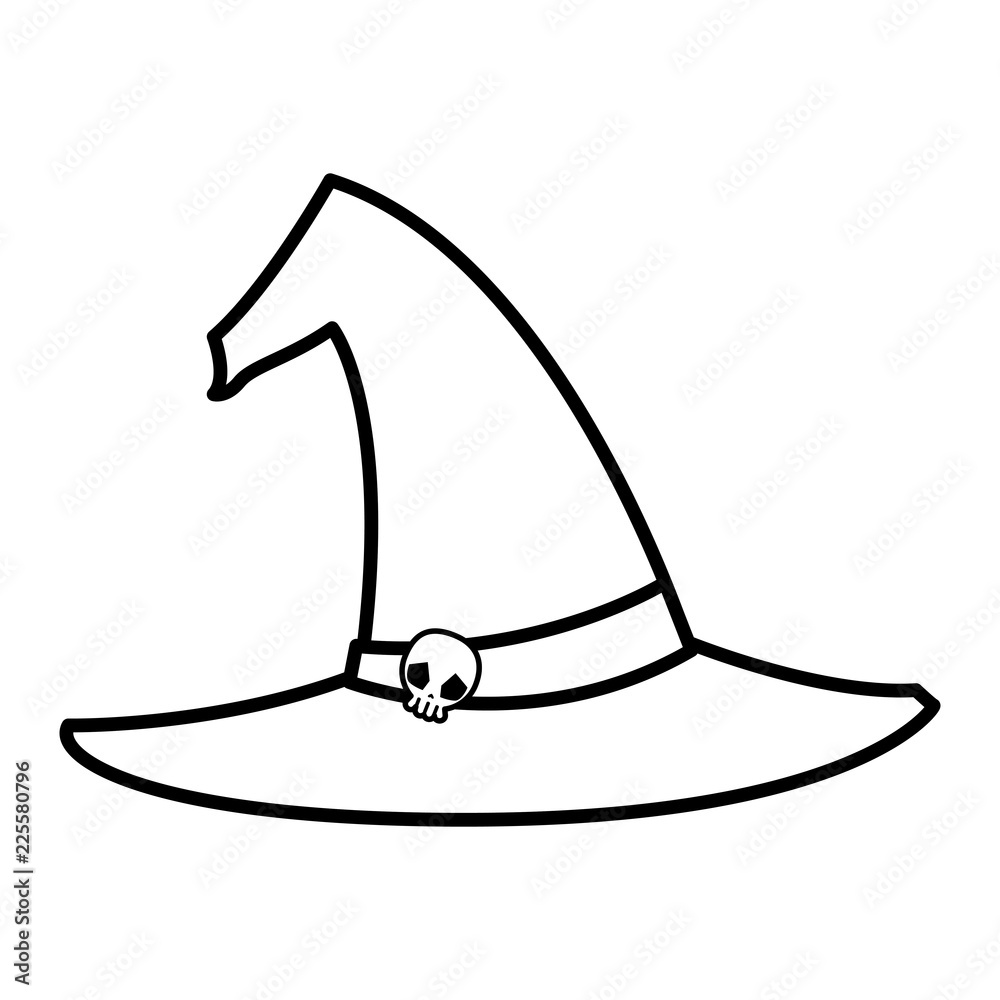 witch hat halloween icon witch hat halloween icon