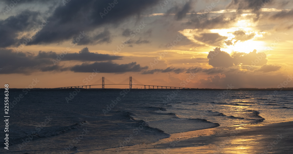 Bridge Silhouette, St Simons Island, GA