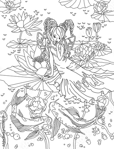 Coloring page The Fairy